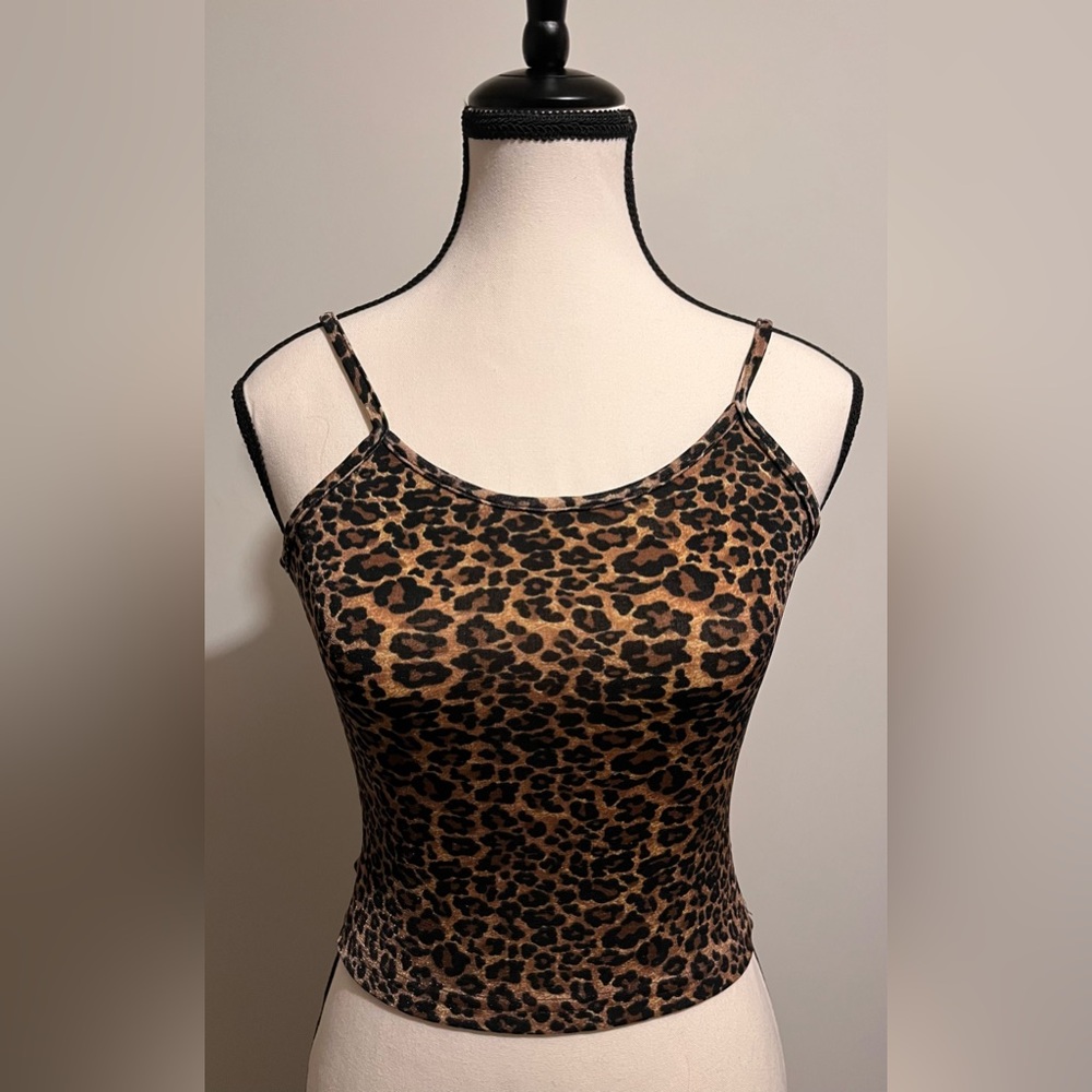 Leopard Print Camisole Top